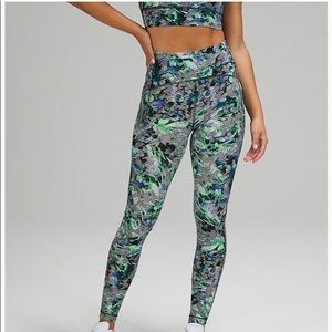 NWOT lulu rapid flourish multicolored leggings
